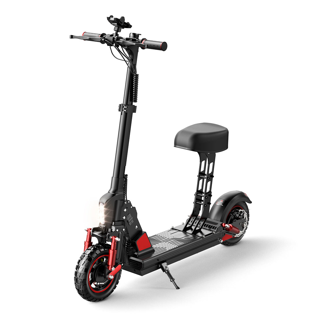 C1 Pro Folding Electric Scooter: Adjustable, Powerful Motor, Triple Shock, Long Range Seat