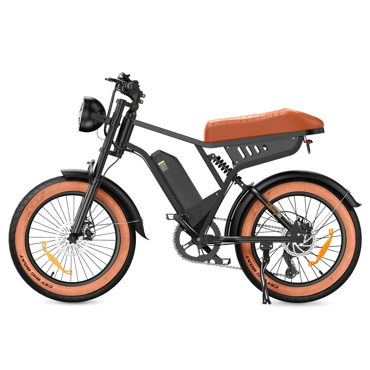 R6 Powerful Electric Mountain Bike - Fat Tire All-Terrain E-Bike for Trails