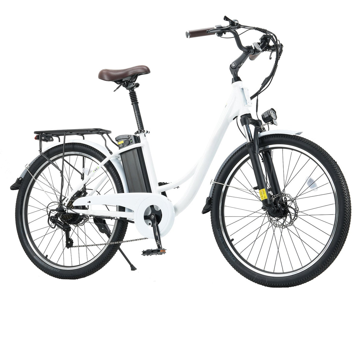 U2 Commuter Step-Thru E-Bike: Removable Battery, Front Suspension, Effortless Urban Ride
